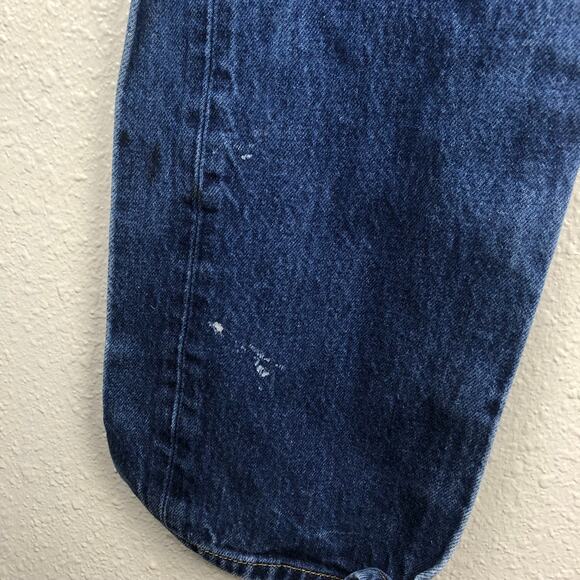 Levi's Mens 501 501XX Late 2000s Straight Leg Button Fly Blue Denim Jeans - Picture 5 of 13